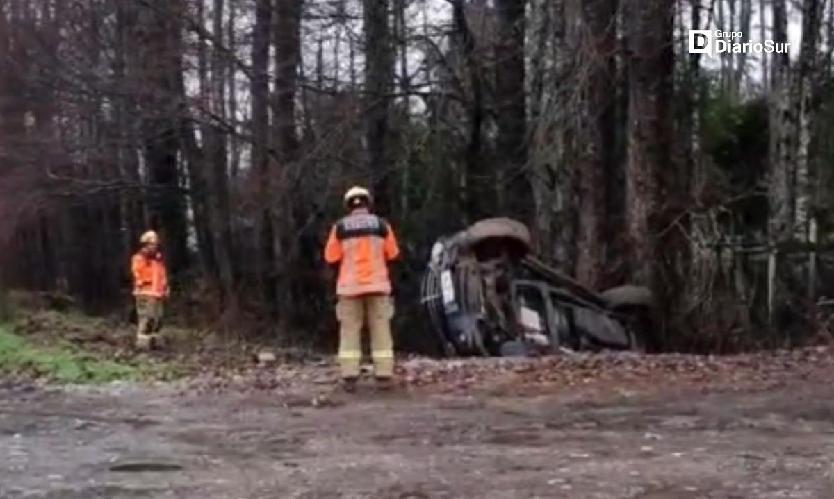 Reportaron volcamiento de vehículo en Puerto Aysén